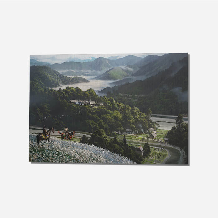 Kumano Hongu - Assassin's Creed art - Metal Poster